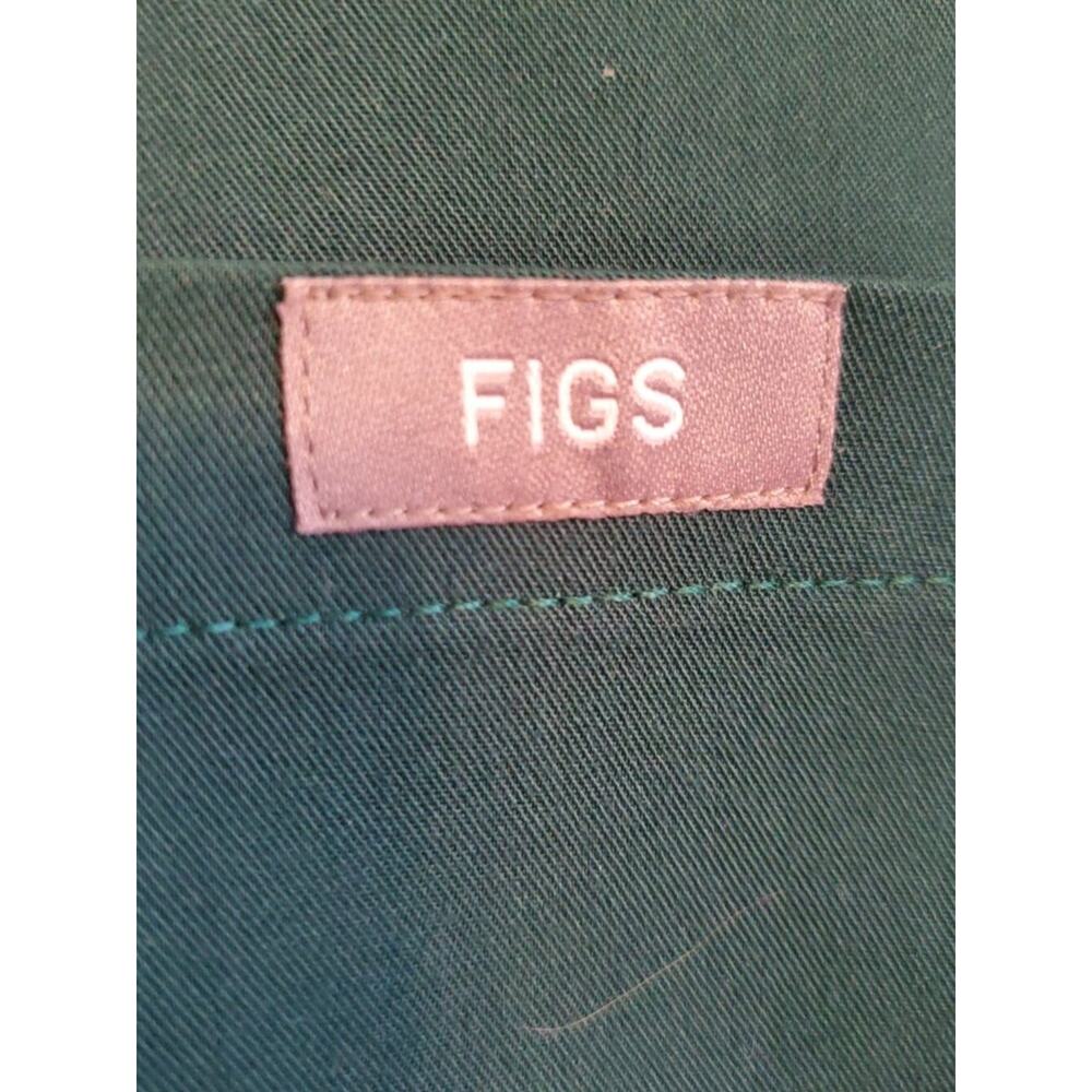 FIGS Dark Green One Pocket Scrub Top Women's Size Medium - Picture 7 of 8